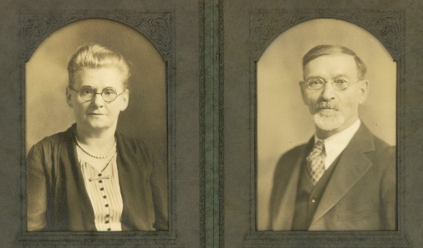 Grandmother Libby Dora Press Silverman and her husband Aaron Silverman. They lived in Des Moines Iowa.