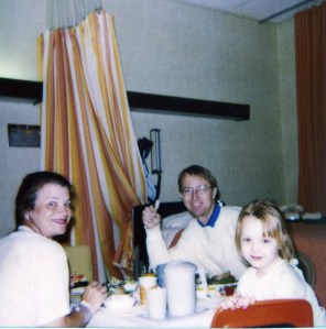 Dinner with James and Sheila.